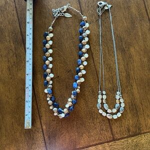 Two Multistrand necklaces from Coldwater Creek